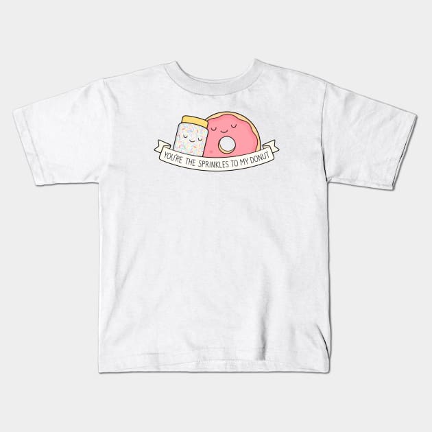 Sweet Donut Sprinkle Kids T-Shirt by Mami Ampel